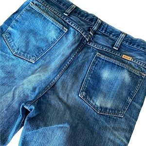 Vintage Rustler Distressed Denim Western Jeans